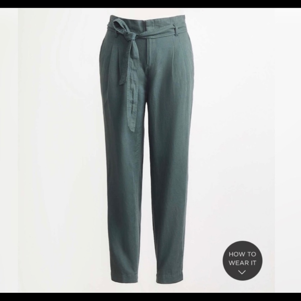 Now Gen Sonoma paper bag waist khakis